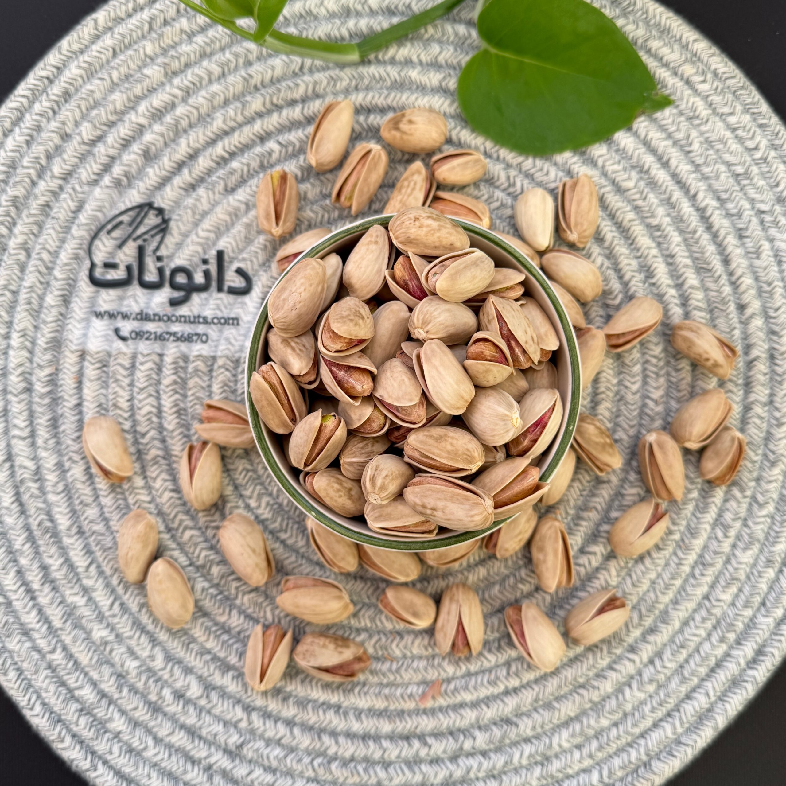 InShot_20260526_164124674 پسته اکبری خام لوکس دانونات - تصویر 1